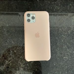 iPhone 11 Pro with Pink Case